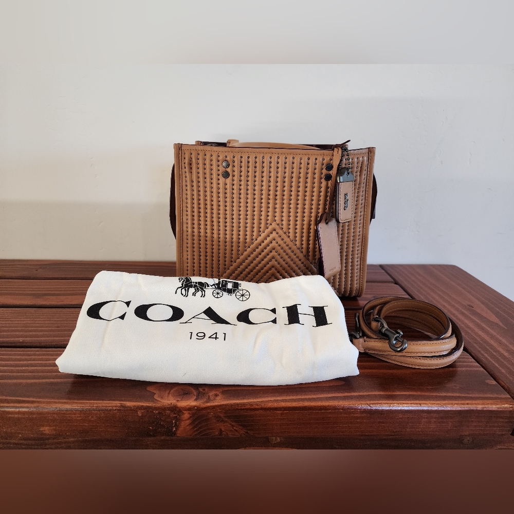 Coach Rogue 25 Quilted with Rivets